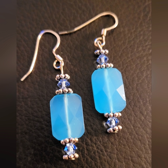 Aquamarine Earrings - Picture 1 of 3